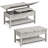 2pcs lift top coffee table