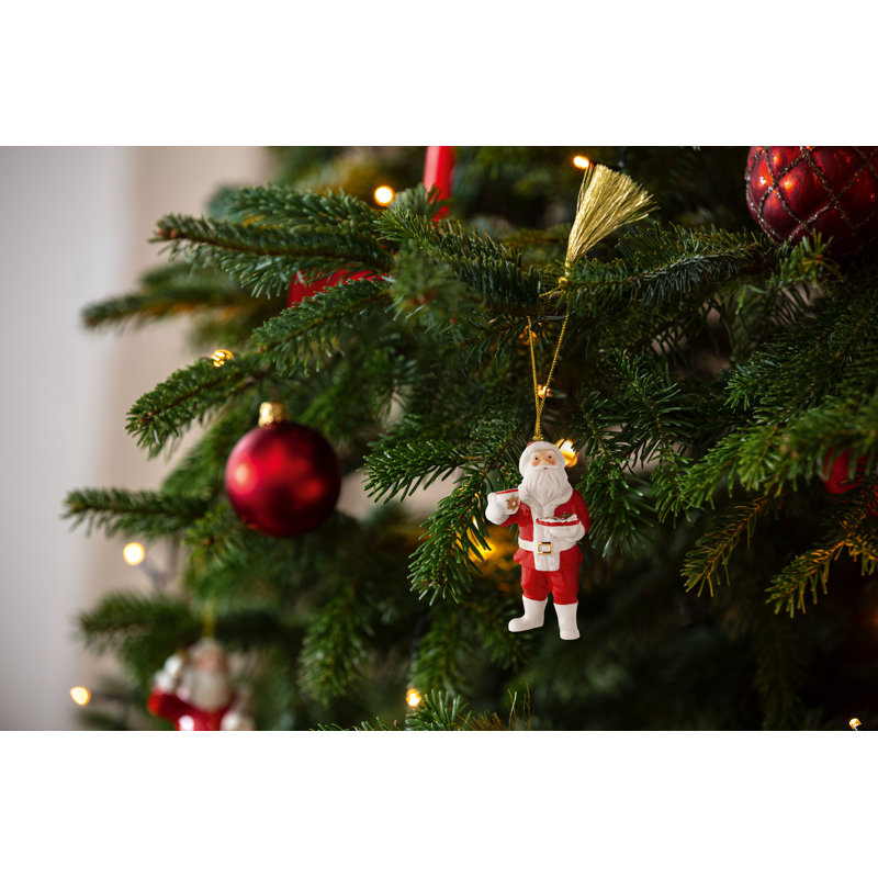 Villeroy & Boch Christmas Classics Collection Christmas Santa Ornament, Premium Porcelain, Collector’s Edition, Date 2025