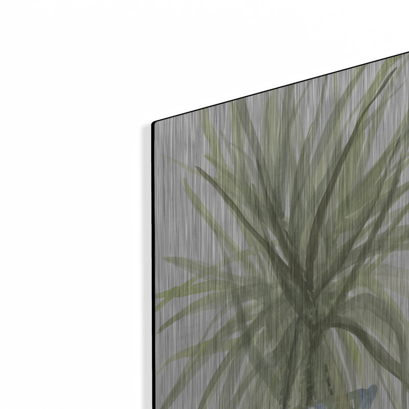 «Tall Sunroom 2 Blue» par Chris Paschke, art mural en métal, H 24 po x l 16 po