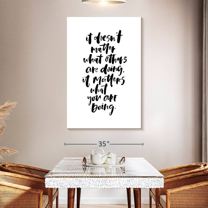 It Doesn't Matter, 51" H x 34" W