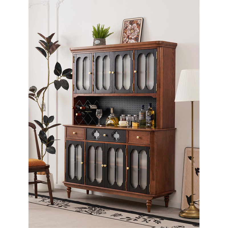 55-inch Solid Ash Wood Standard Pantry Cabinet