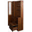 Armoire de cuisine 70,87 "avec tablettes coulissantes et 3 portes
