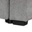Canapé-lit modulaire convertible en U de 107,1 po pour salon, gris-627945822