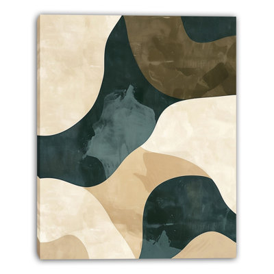 Art mural moderne sur toile abstraite moderne