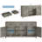 57.9" Sideboard With 3 Drawers, Adjustable Shelf-1620589362