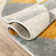 Rubino Modern Geometric White/Yellow Area Rug