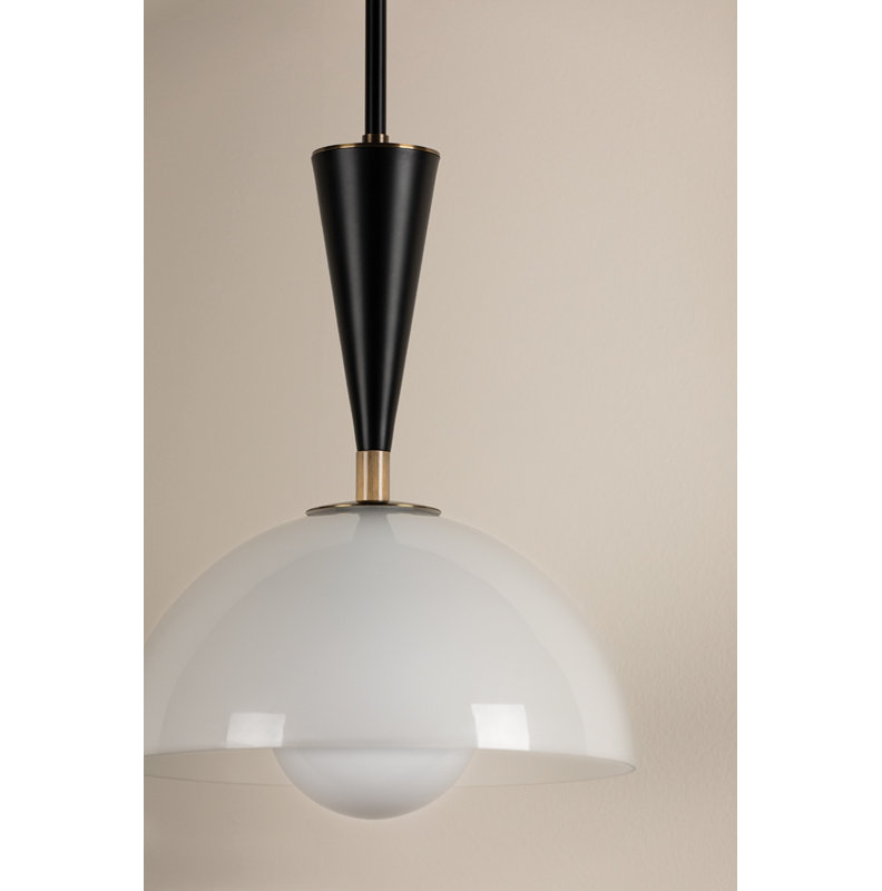 Payson 1 Light Pendant, 15.75" H x 12" W x 12" D