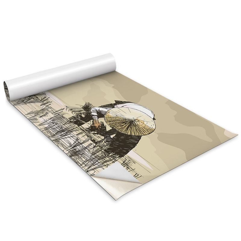 Angellea 1m x 50cm Matte Peel & Stick Wallpaper Roll