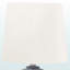 Lampe de table standard en métal Klara en résine grise, H 18,53 po x l 10,75 po x P 10,75 po