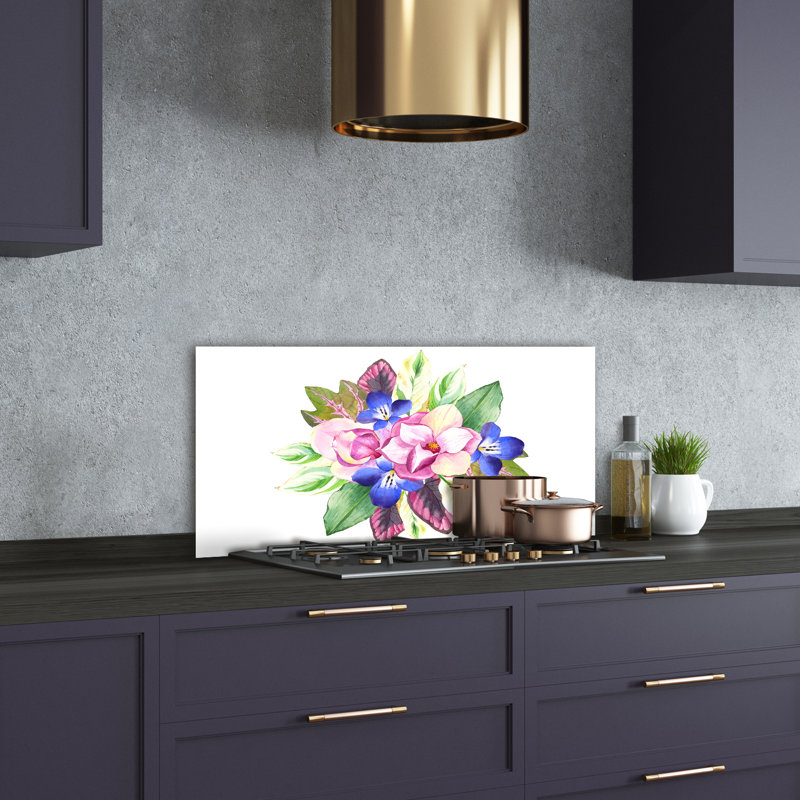 50cm W x 100cm L Glass Peel and Stick Panel