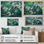 «Flower Whispers» sarcelle, fleurs de cerisier II - art mural floral-1079250705-1079250711