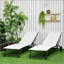 Chaise longue d'extérieur