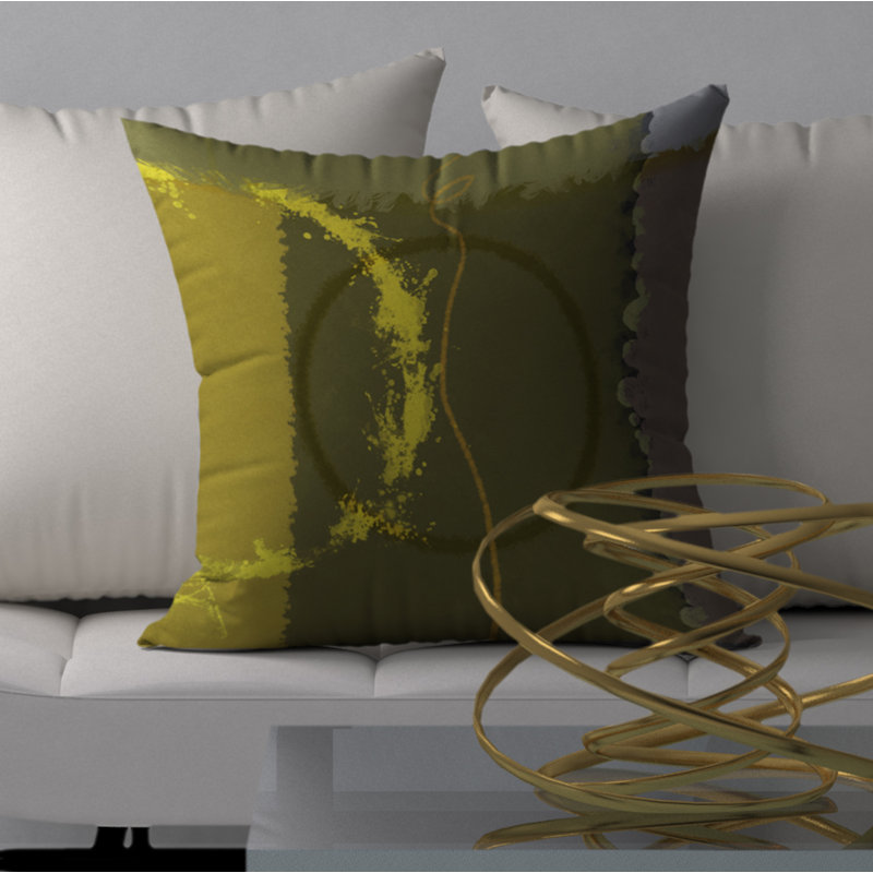 Housse de coussin décorative carrée imbattable à motif de pur-sang bischoffs, H 24 po x l 24 po