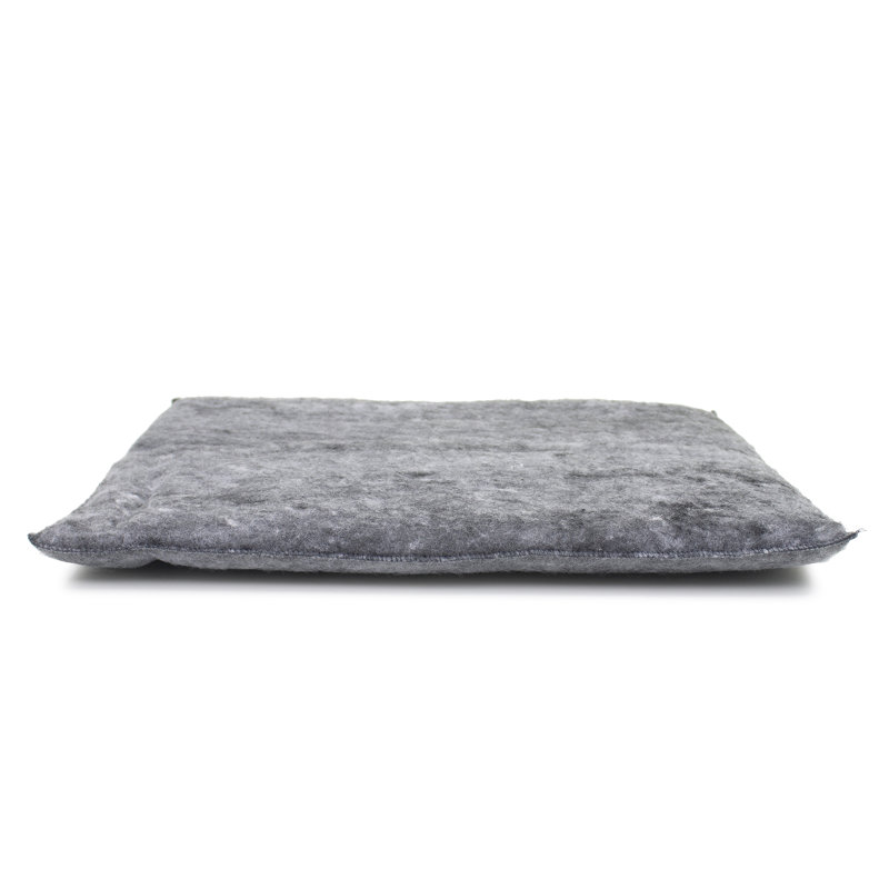 Charcoal Medium Plush Fiberfill Cat Pillow Set
