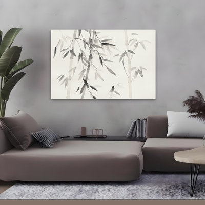 Art asiatique et feuilles de bambou III