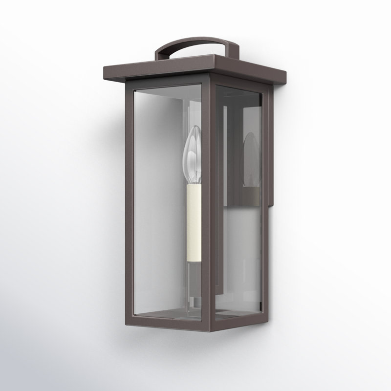Brookstead Wall Light, 14" H x 6.5" W x 6.5" D, Textured Bronze