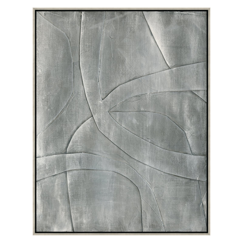 «Silver Gilded Contours 2» par Stramel, Renee, H 50 po x l 39 po