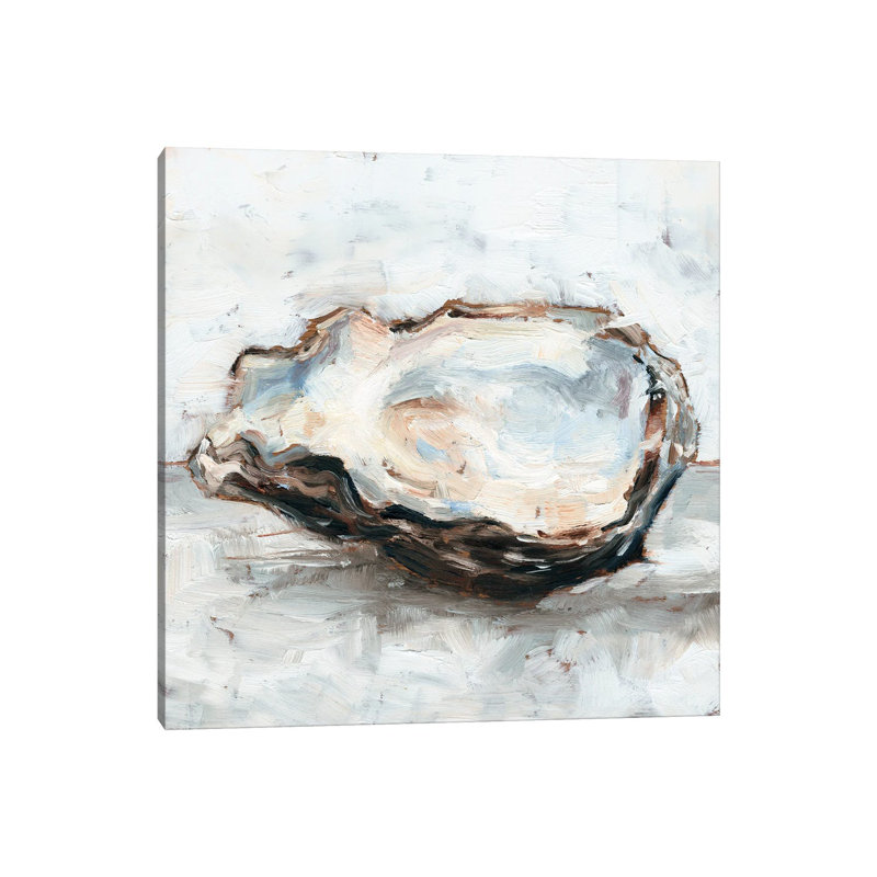 Oyster Study II by Ethan Harper - Wrapped Canvas Gallery-Wrapped Canvas Giclée, 30.48 cm H x 30.48 cm W