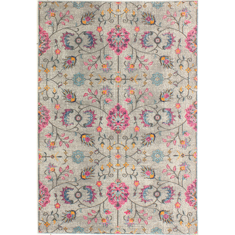 Aghavary Floral Area Rug