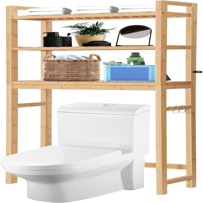 Tayim Bamboo Over The Toilet Storage, Natural
