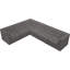 Canapé modulaire réversible en velours Hétal-87385005