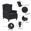 Fauteuil inclinable à oreilles avec massage et chaleur Accent-1188851903