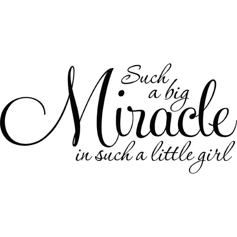 Décalcomanie murale miracle
