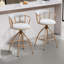 Tabouret de bar pivotant à hauteur de comptoir avec structure en métal-2039530999-2039530997