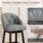 Mandica Swivel Upholstered Counter Stool-199418189