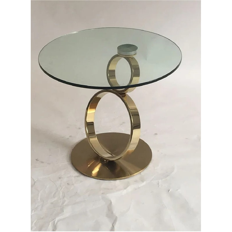 Table de bout Tobias, Or brossé, Harwich