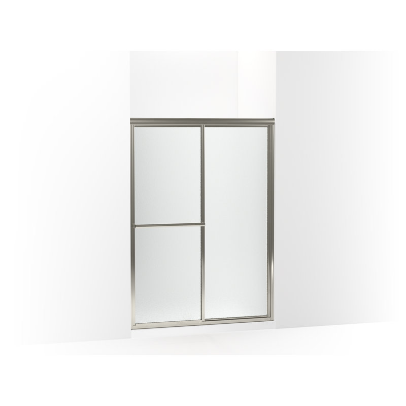 Deluxe - W x 65.5'' H Single Added Door Framed Shower Door with