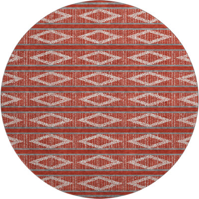 Premium Machine Washable Diskin AMF1029 Geometric Rug