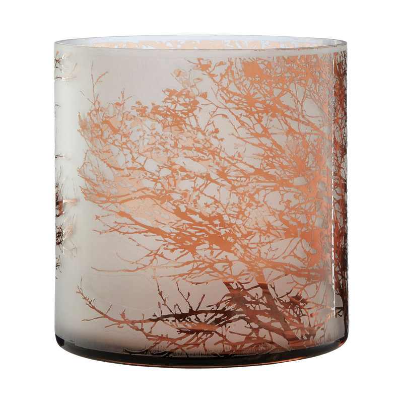 Glass Tabletop Hurricane, 29cm H x 29cm W x 29cm D