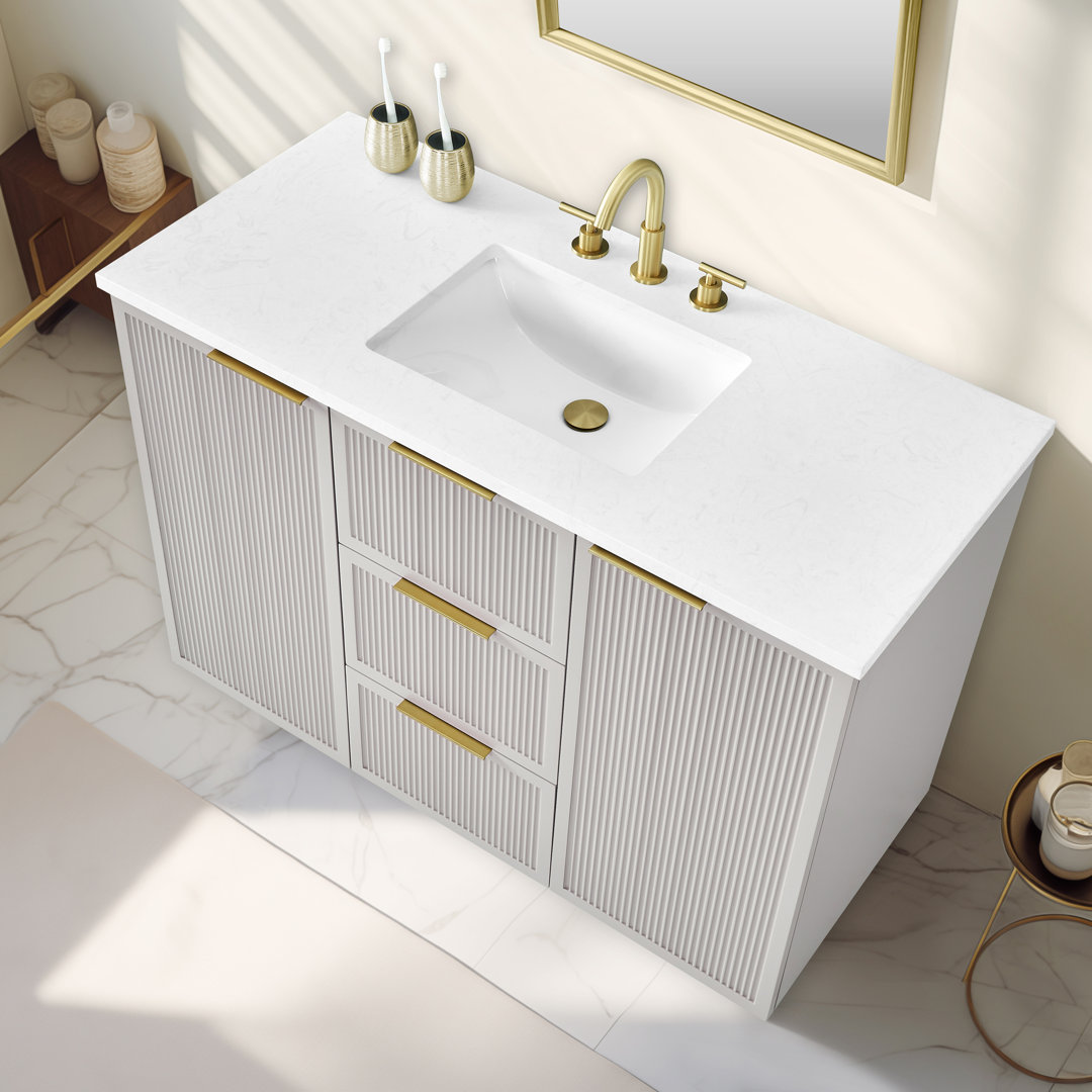 Fairuza 48" Single Vanity Latitude Run® Base 