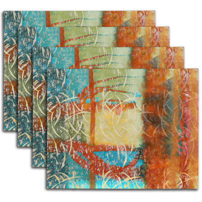 Napperon abstrait en polyester