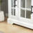 Buffet Table Sideboard with 4 Doors-2137454658