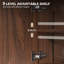 HOMCOM Bathroom Mirror Cabinet 60 x 16 x 60-1315703846