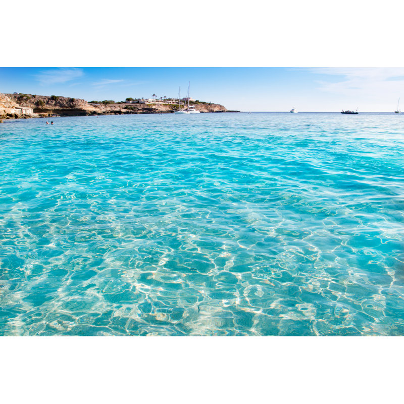 Ibiza Cala Conta Conmte - Wrapped Canvas Print, 61cm H x 91cm W x 3.8cm D