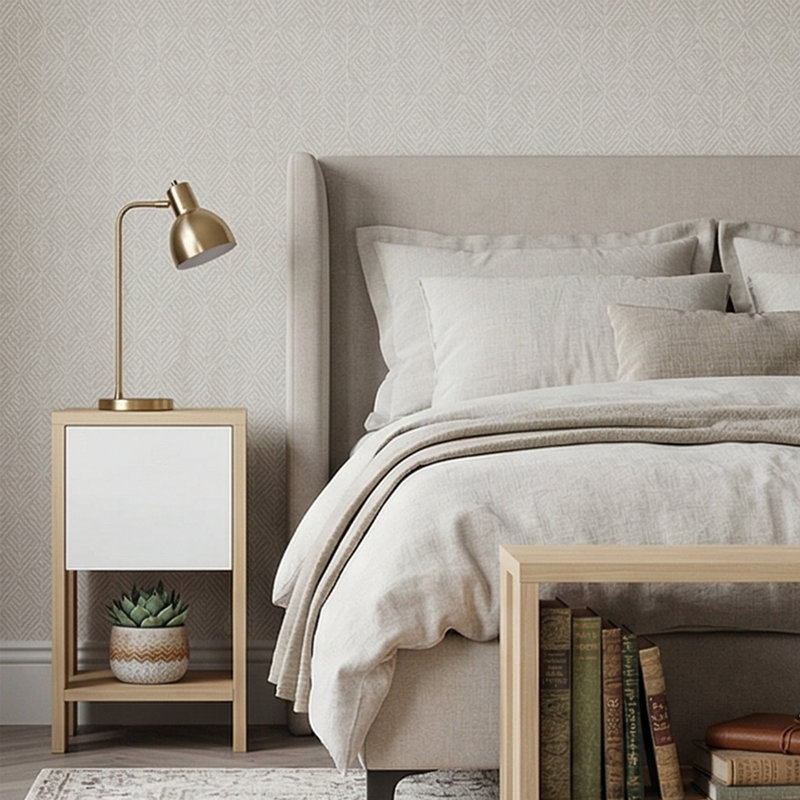 Everly Modern 22" Nightstand with Pivot Drawer