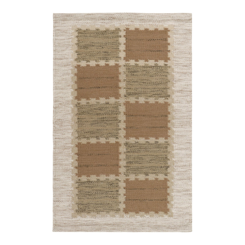 Scandinavian Wool Geometric Area Rug, Rectangle 12' x 16'