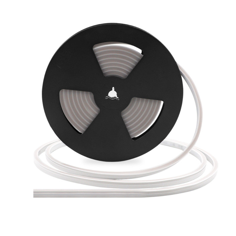  8Mm Neon Rope Light - 12V 9.6W/M 3000K Side-Emitting, CRI 90+, Dust/Moisture Proof For Mirror/Wardrobe (no power supply included)