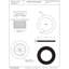 Bouchon de baignoire 1-1 / 2 "NPSM Tip-Toe - Filetage grossier-39971942