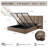 Iokaste Upholstered Lift Storage Bed Frame with Hotel-Style Headboard, Queen Size & King Size Bed Frame, Sprung Slats, Velvet Headboard and Drawers, Gas Lift Hydraulic Support, No Box Spring Needed-1658652066-1646615930