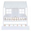 Lit double pleine grandeur avec lit gigogne