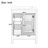 24-Inch Yarenis Vanity With Ceramic Sink, 1 Soft Close Door, 2 Soft Close Drawers, And Double Storage Racks On The Door-1646001399