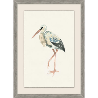 Aquarelle d'oiseau 3 - impression de boîte ombre