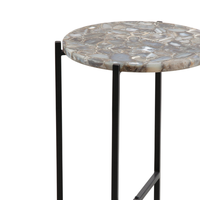 Delfina Stone End Table