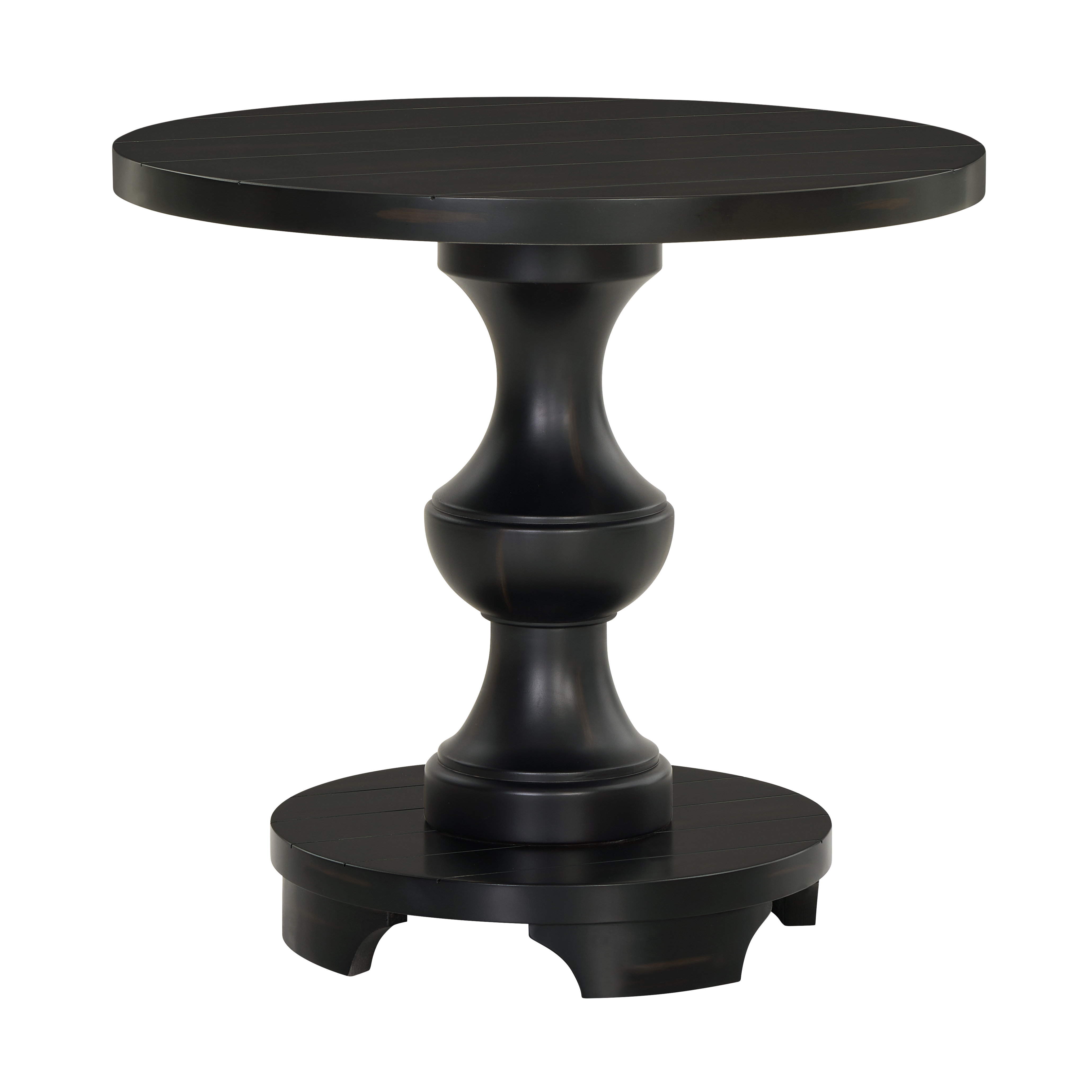 Caesar Round Table Alcott Hill® Caesar Traditional Round Pedestal End Table | Wayfair