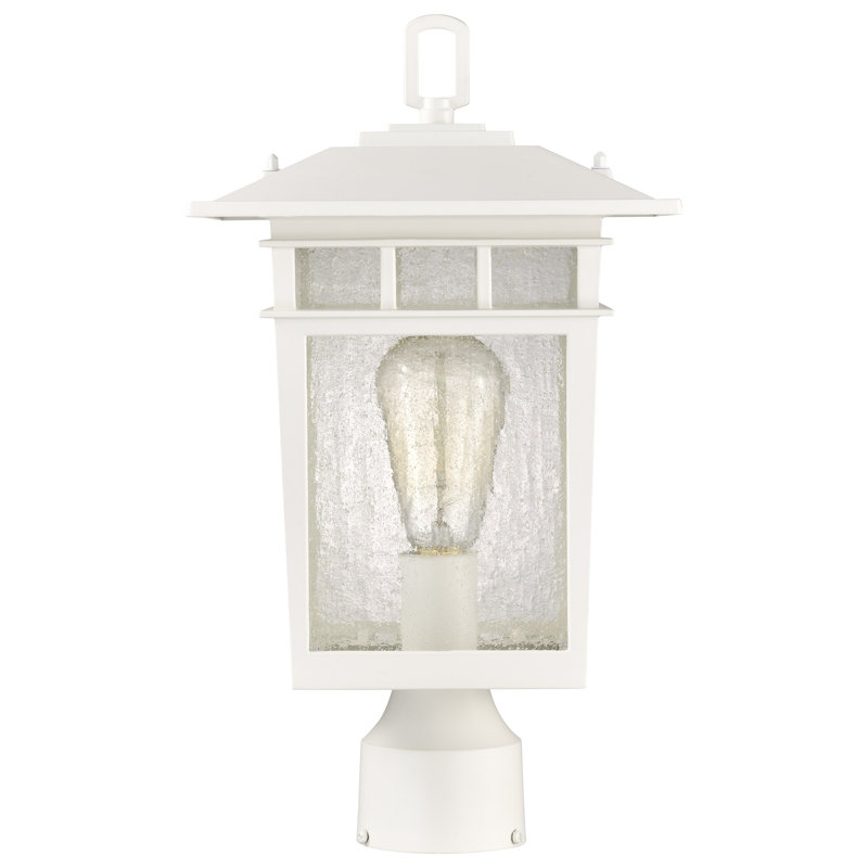 Tête de lanterne câblée 1 lumière, Blanc, H 16,14 po x l 9 po x P 9 po
