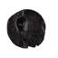 Black Wash Solid Wood Accent Stool
